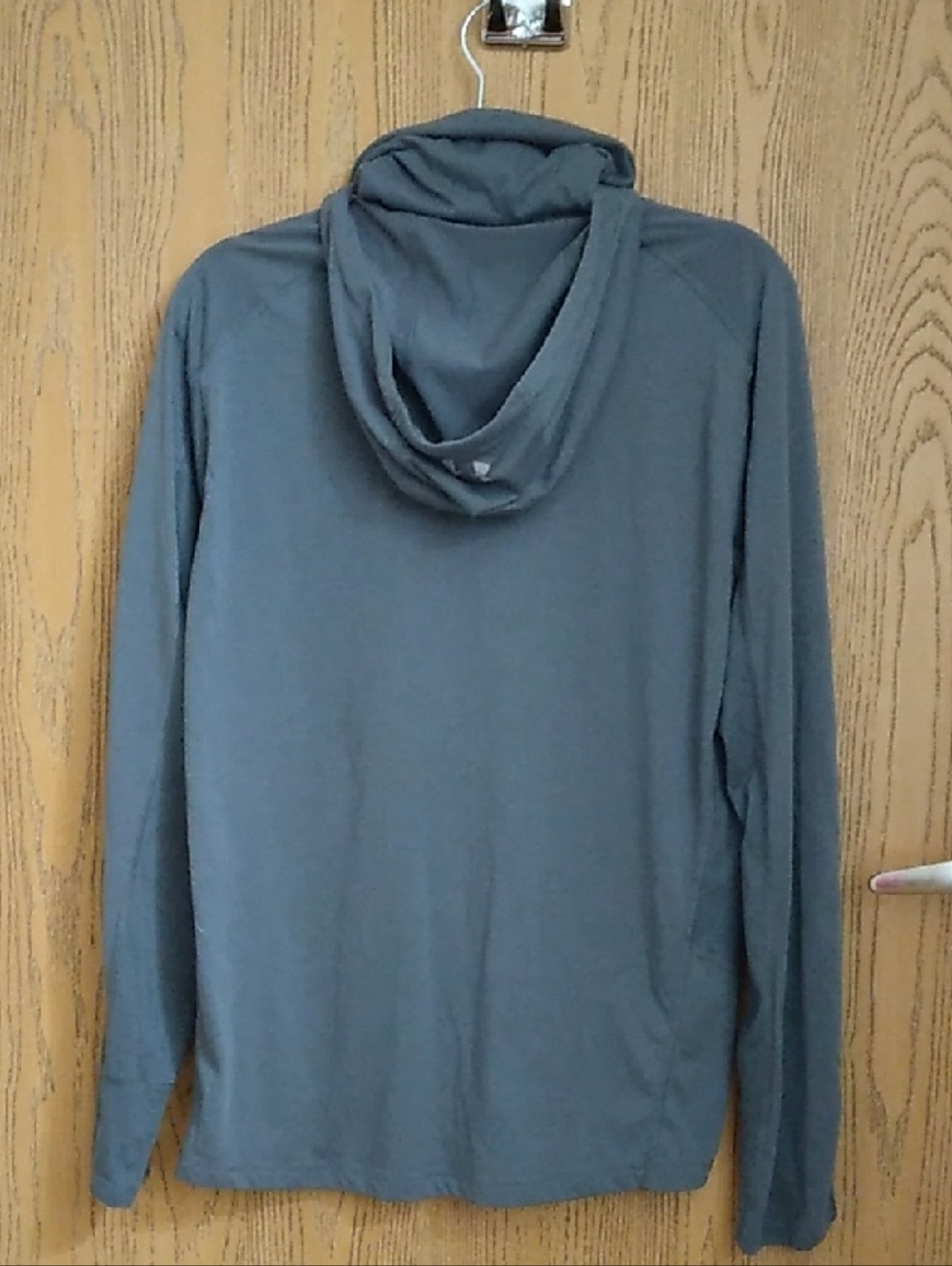 Under Armour Dark Gray HeatGear Running Hooded Top - Picture 2 of 7